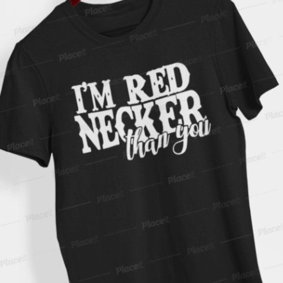 #jerzygirldecals/fall Tops - Im RED NECKER than You, Gypsy, Ladies tshirt, Plus size Fall des…
